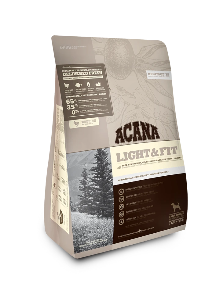 ACANA Heirtage Light & Fit Dog 2kg