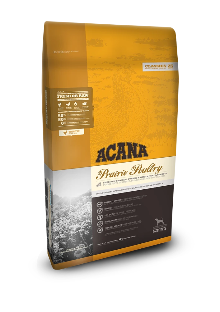 ACANA Classics Prairie Poultry 17kg+Surprise Gratuite Pour Chien