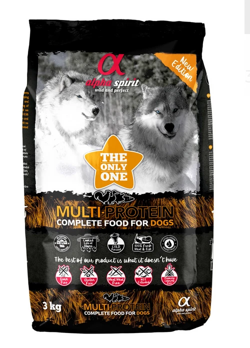 Alpha SpirIt Multiprotein 3kg+ Surprise Gratuite Pour Votre Chien – Image 2