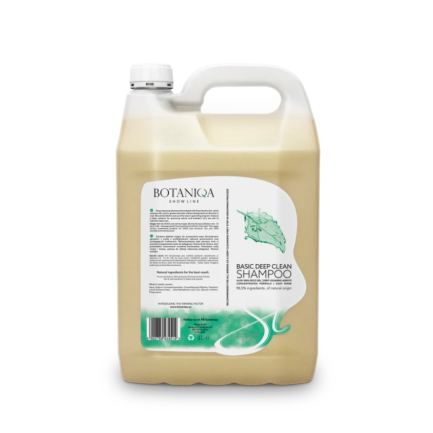 BOTANIQA Basic Deep Clean Shampooing Shampooing Nettoyant En Profondeur 4l