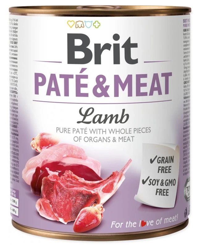 BRIT PATE & MEAT AGNEAU 800g X7 – Image 2