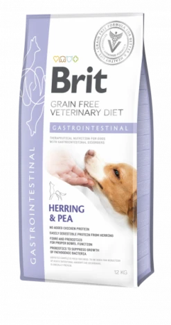 Brit Grain Free Veterinary Diet Dog Gastrointestinal Hareng Avec Pois 2kg
