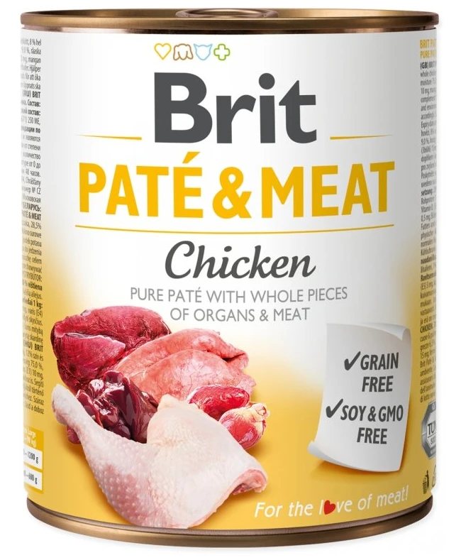 Brit Pate & Meat Au Poulet 800g X10 – Image 2