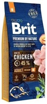 Brit Premium By Nature Adult M Avec Poulet 15kg +Surprise Gratuite Pour Chien – Image 3