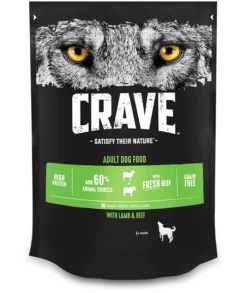 Crave Croquettes Pour Chien Agneau Et Boeuf 11.5kg