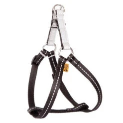 Dingo Reflex Step-In Harnais Réfléchissant Pour Chien Noir Taille 85