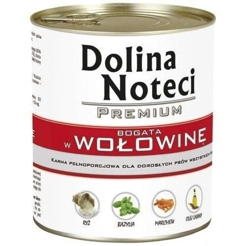 Dolina Noteci Premium Riche En Viande De Bœuf 800g X6