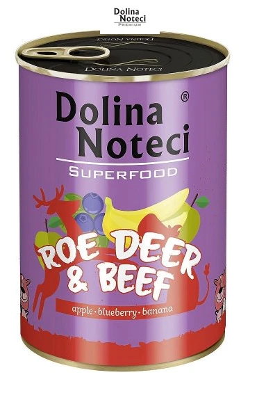 Dolina Noteci Superfood Cerf Et Bœuf 400g X6 – Image 2