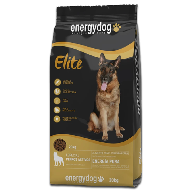 EnergyDog ELITE - Nourriture Pour Chiens à Haute énergie Pour Adultes 20kg