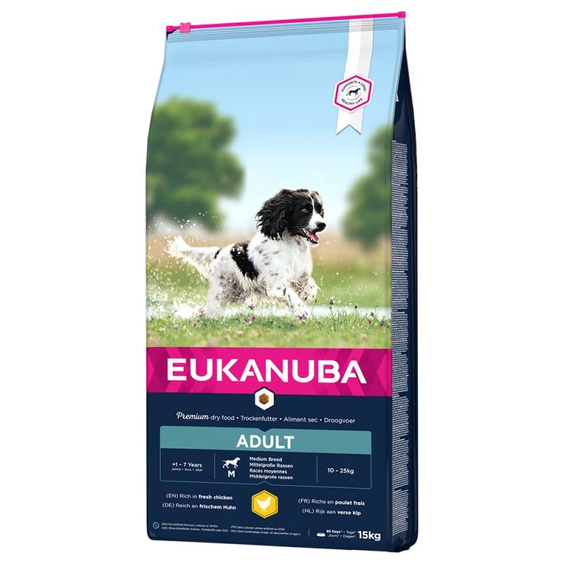 Eukanuba Adult Medium Breed Poulet 15kg+ Surprise Gratuite Pour Votre Chien – Image 5