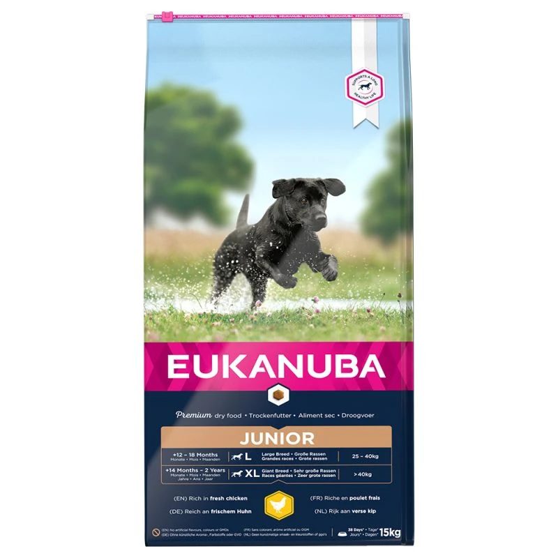 Eukanuba Puppy&Junior Large Breed 15kg+ Surprise Gratuite Pour Votre Chien