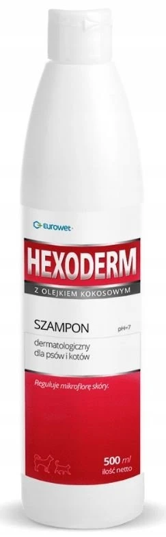Eurowet Hexoderm Shampooing 500ml