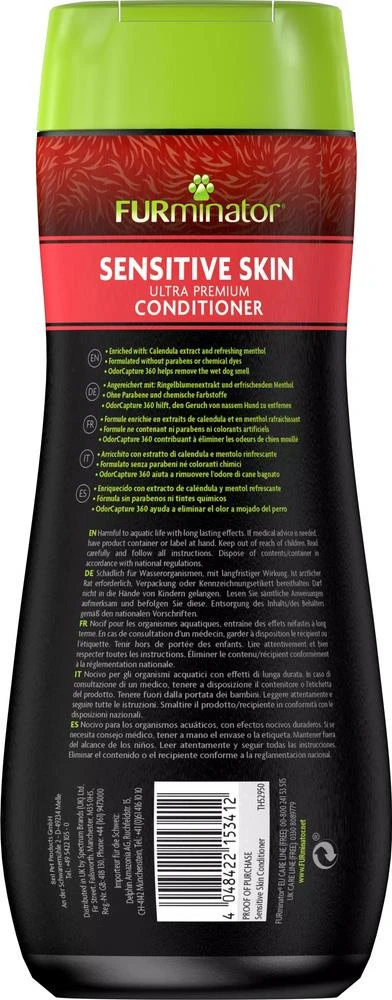 FURMINATOR Sensitive Skin Ultra Premium Conditioner 473 Ml – Image 2