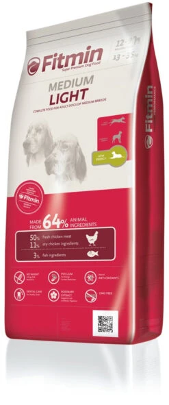 Fitmin Medium Light Poulet 15kg+ Surprise Gratuite Pour Votre Chien
