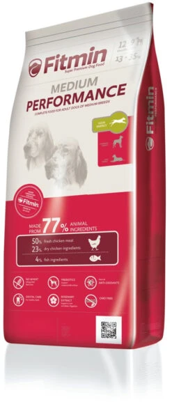 Fitmin Medium Performance Poulet 15kg + Surprise Gratuite Pour Votre Chien