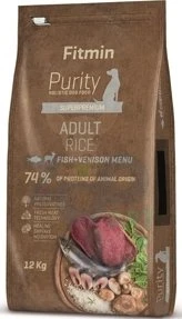 Fitmin Purity Adult Poisson, Venaison Et Riz 12kg+ Surprise Gratuite Pour Votre Chien