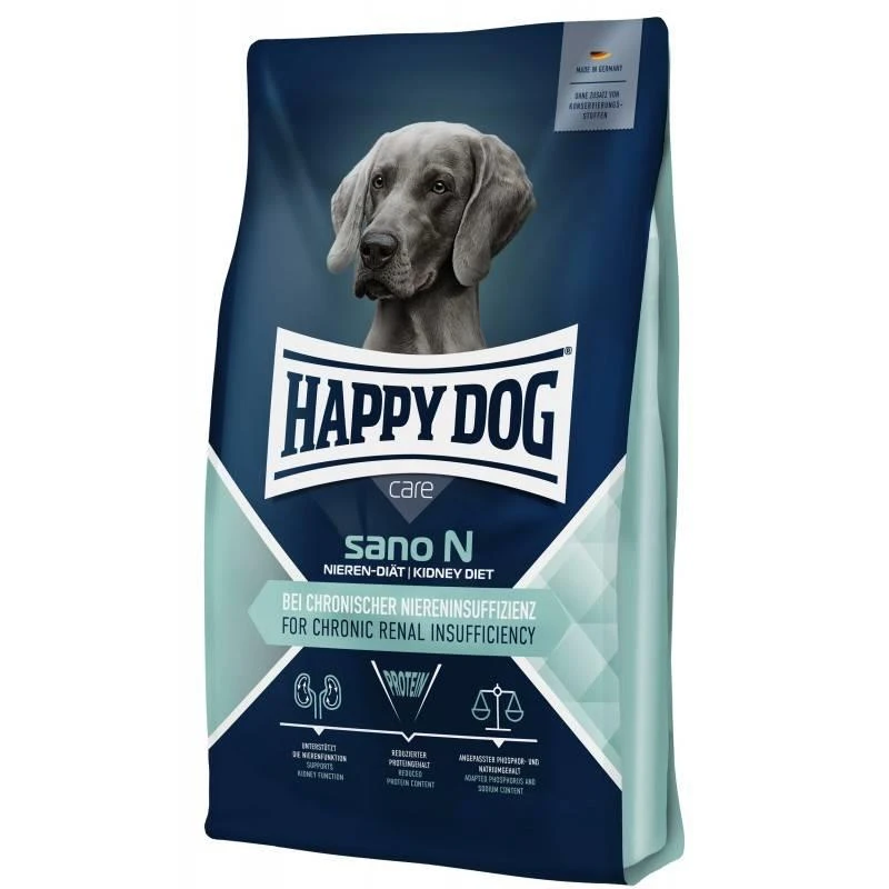 Happy Dog Sano N, Nourriture Sèche, Soutien Rénal, 7,5kg+ Surprise Gratuite Pour Chien – Image 2