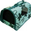 Hilton Sac De Transport à Fleurs Pour Chat/chien 50x26x27cm Bleu