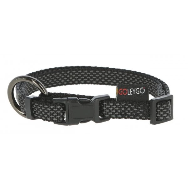 KERBL GoLeyGo 2.0 Ensemble Laisse + Collier Noir Pour Chien 10mm X 29-45cm, S – Image 2