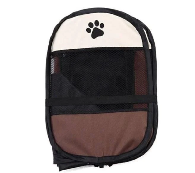 LODGE PLIANT POUR CHAT - MARRON 91x91x58cm – Image 4