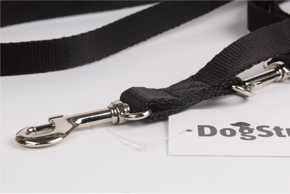 Laisse Réglable DogStuffs - Noir 25mm/220cm – Image 2