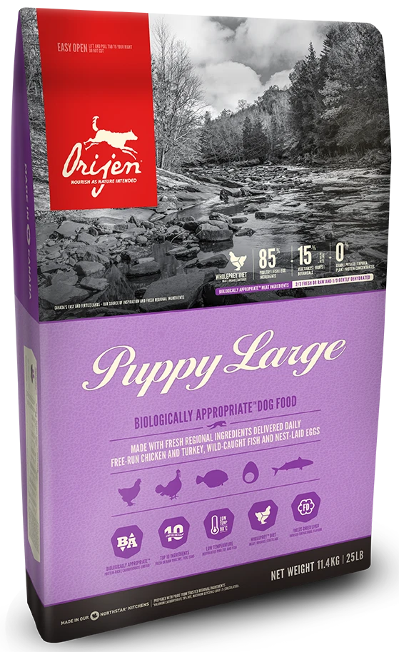 ORIJEN Dog Puppy Large 11,4kg + Surprise Gratuite Pour Chien – Image 2