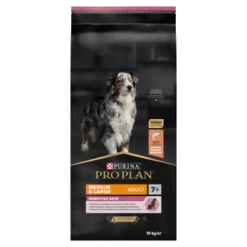 PURINA PRO PLAN PRO PLAN Sensitive Skin Medium & Large Adult Croquettes Riches En Saumon 14kg