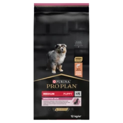PURINA PRO PLAN PRO PLAN Sensitive Skin Puppy Croquettes Pour Chiots Riches En Saumon 12kg