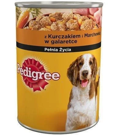 Pedigree Nourriture Humide Pour Chiens Adultes Avec Poulet Et Légumes En Gelée 400g X12 – Image 4
