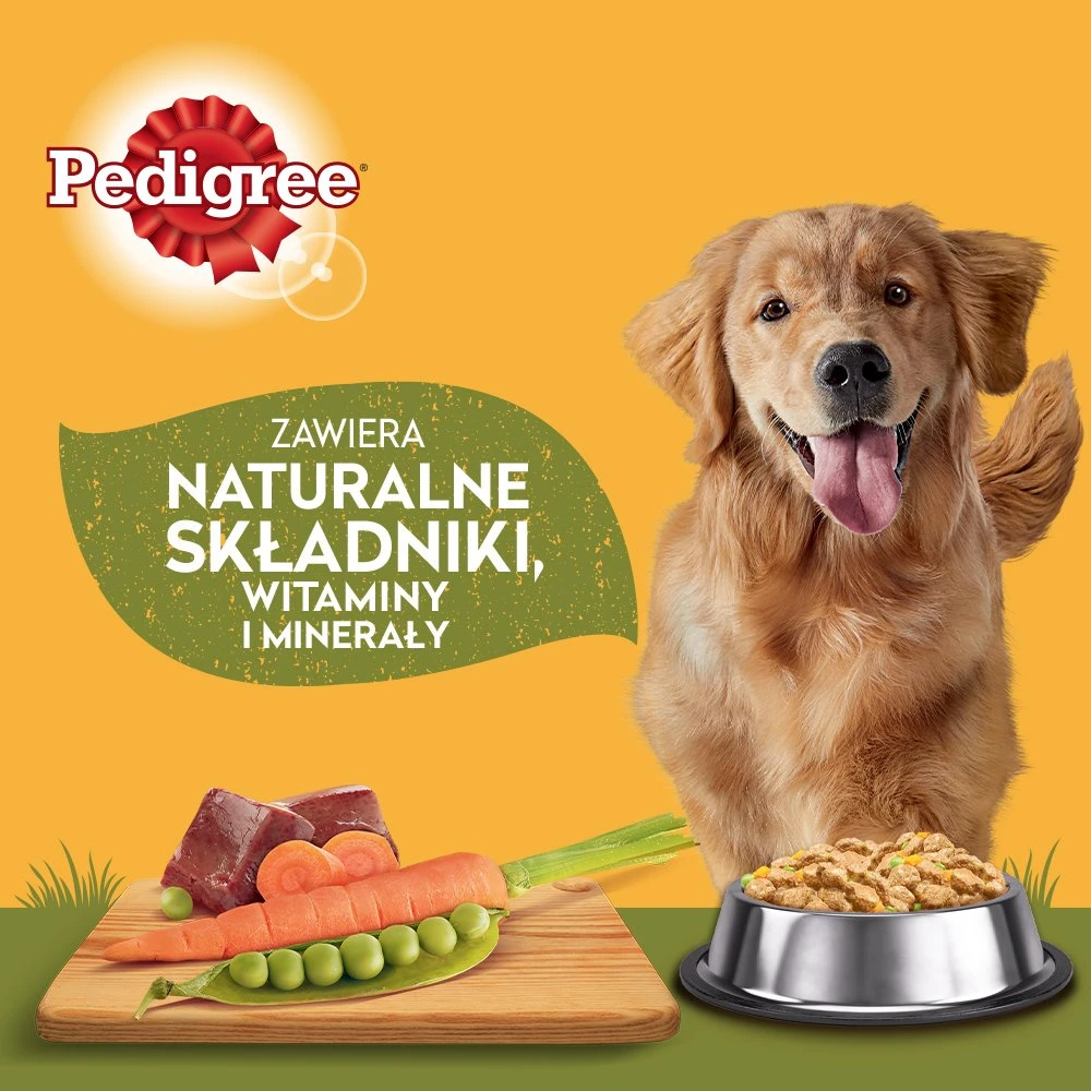 Pedigree Nourriture Humide Pour Chiens Adultes Avec Poulet Et Légumes En Gelée 400g X24 – Image 2