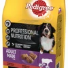 Pedigree Nourriture Sèche Pour Chiens Grands Et Géants Avec Bœuf Et Riz 15kg + Surprise Gratuite Pour Chien