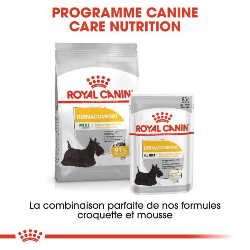 ROYAL CANIN CCN Mini Dermacomfort 1kg + OVER ZOO Délicatesse 100g – Image 6