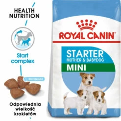 ROYAL CANIN Mini Starter Mother & Babydog 8kg Aliments Secs Pour Chiennes Enceintes Et Allaitantes Et Chiots, 4 à 8 Semaines, Petites Races