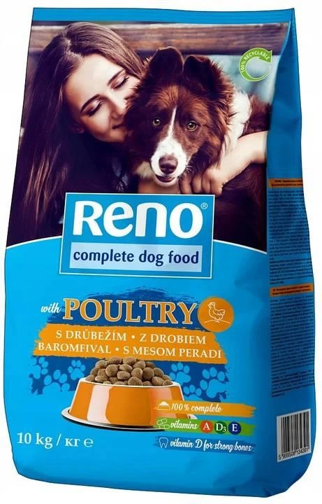 Reno Aliments Secs Pour Chiens Avec Poulet 10kg