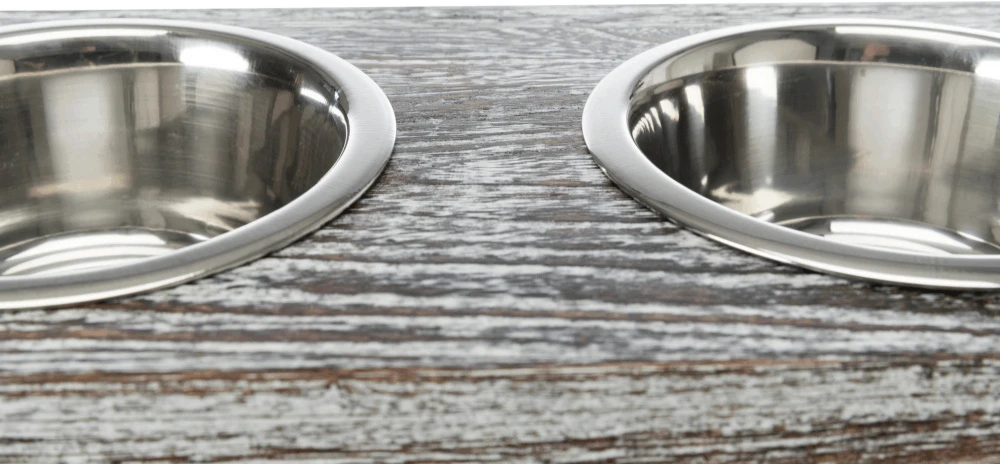 Trixie Ensemble De Bols En Bois/acier 42x10x22cm – Image 5