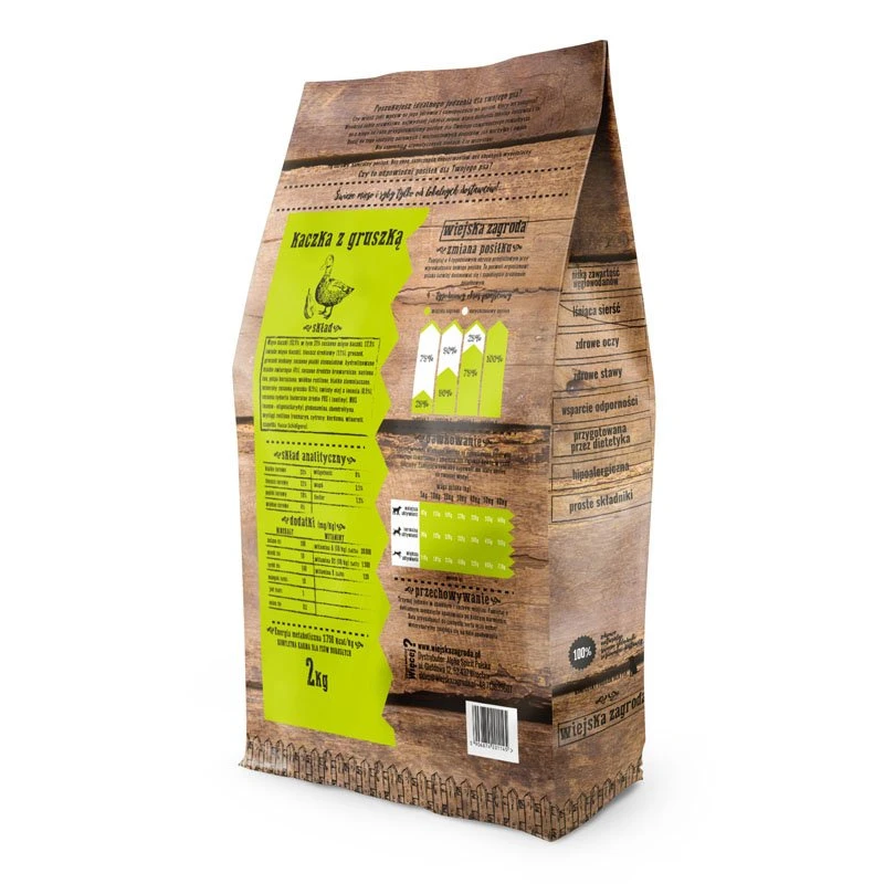 Wiejska Zagroda Canard Aux Poires 2kg+ Surprise Gratuite Pour Votre Chien – Image 2